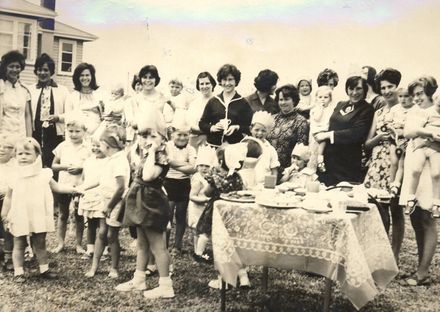 Newly formed pre-school group Christmas party, 1970