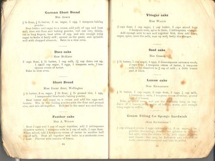 Pages 64 and 65 - Horowhenua Cookery Book
