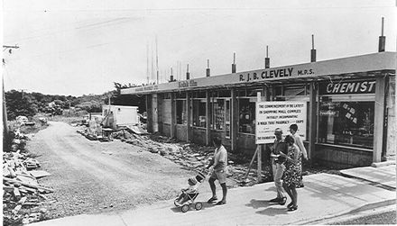 First shop in Waikanae Shopping Mall, 1969