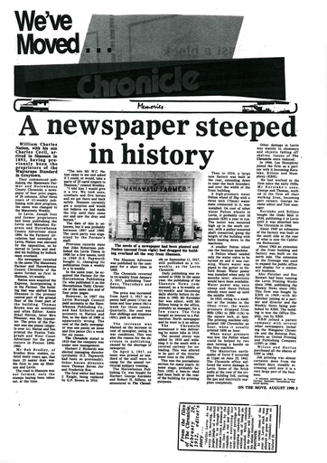 A Newspaper Steeped in History