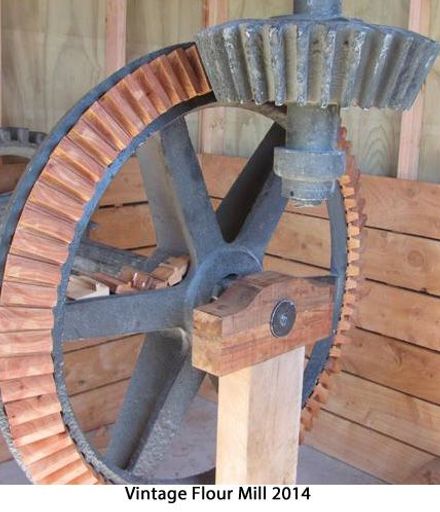 Gears assembled in the mill