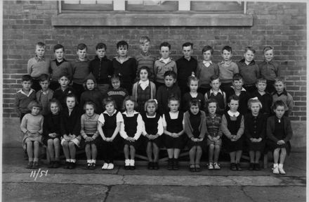 Foxton School Class 11 (?), 1951