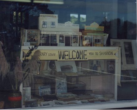Centenary display in Shannon Library window, 1987 - Resource cover image