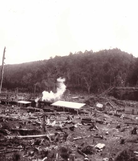 Bartholomew's sawmill, Makahika Valley, c.1906