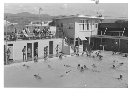 Levin Swimming Pool, cnr. Bath & Salisbury Sts., 1970