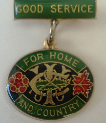 Emblem medal (pin) - "Good Service", modern (after 1970?)