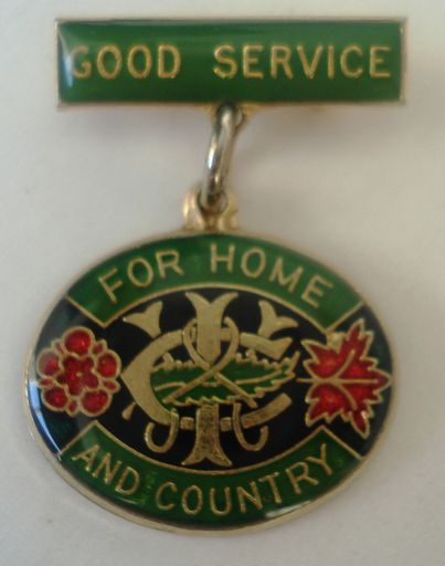 Emblem medal (pin) - "Good Service", modern (after 1970?)