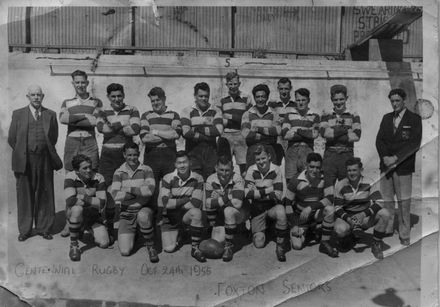 Foxton Senior Rugby Team 1955