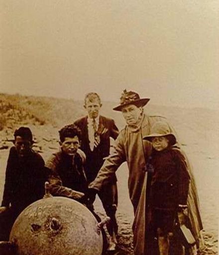 German Mine, Hokio Beach, 1918