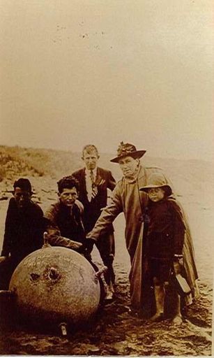 German Mine, Hokio Beach, 1918