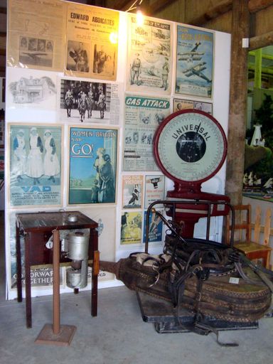 Posters, Scales, Bellows and Harness