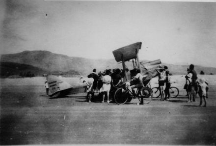 First Plane to Land in Shannon, c.1920