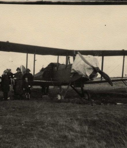 Aeroplane at Totara Park Roan, 1926