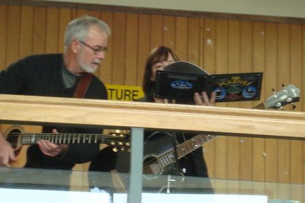 Singers at the Levin Library