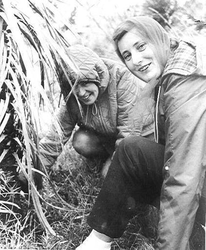 Two Unidentified Young Women