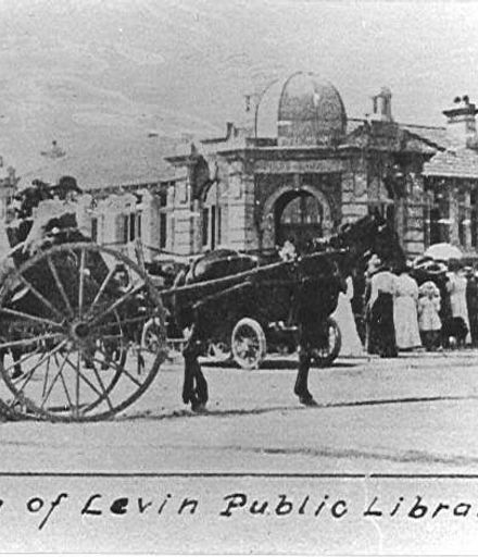 Opening of Levin Public Library, 1911