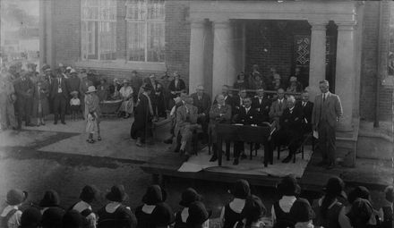 Opening of Secondary Department at Foxton District High School 1928