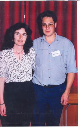 Fiona Carrick and partner John Griffiths