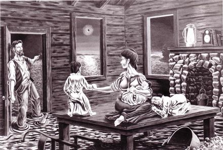 Mural (Flood Scene), 1980's-90's