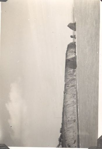 Photograph of cliffs - possibly White Cliffs of Dover?