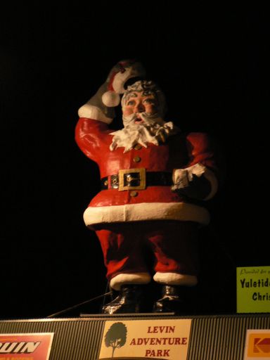 Father Christmas at night
