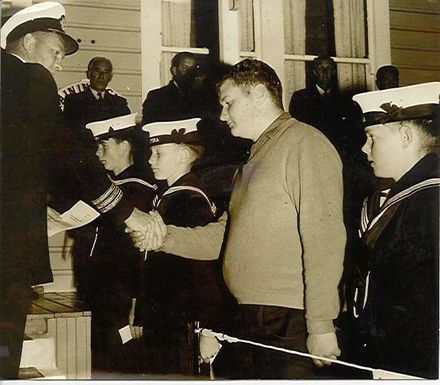 Certificates presented to T.S. Tutira cadets, 1969