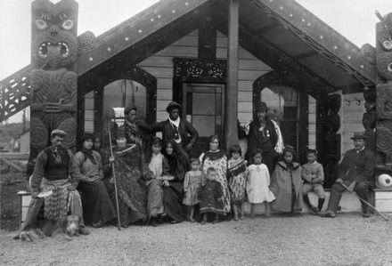 Kikopiri meeting house, Horowhenua ca 1908