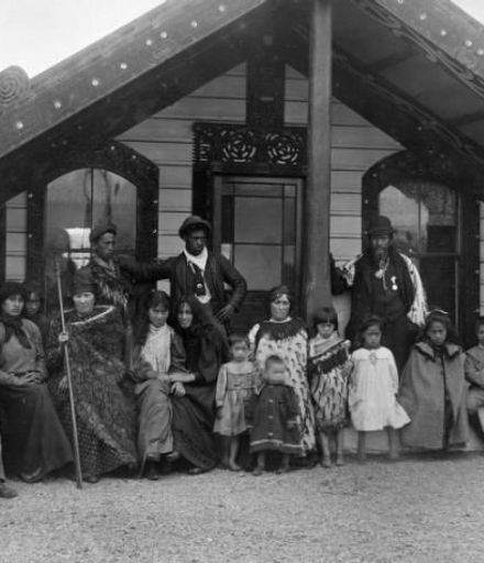 Kikopiri meeting house, Horowhenua ca 1908