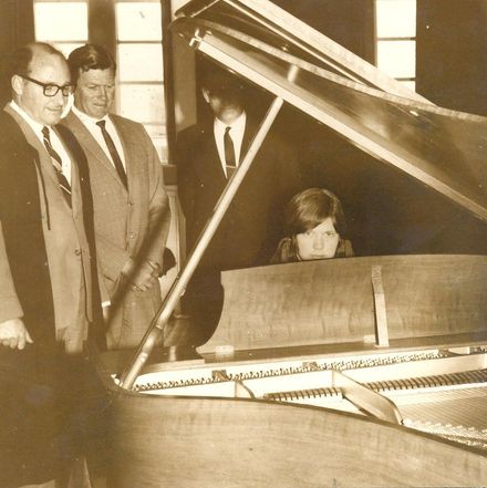 New Steinway grand piano at Horowhenua College