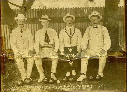 Levin Bowling Club Members - Winners of Manawatu Ferns