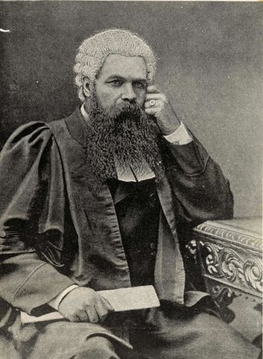 Sir Walter Buller in robes