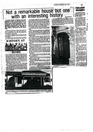 Not a remarkable house but one with an interesting history