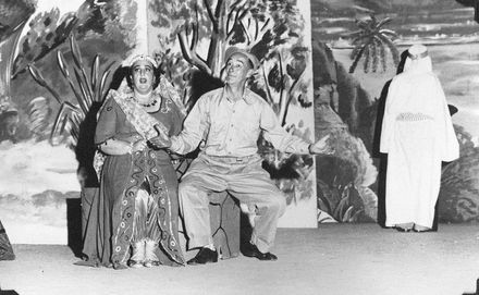 Princess Peanut & Charlie Poodles - of the show  "Princess Peanut", 1958