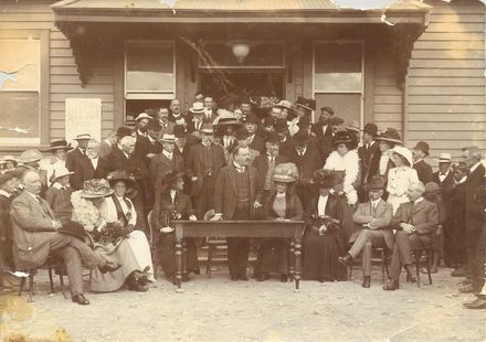 Weraroa Post Office opening 1910