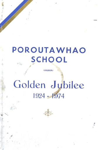 Poroutawhao School 50th Golden Jubilee Booklet - Resource cover image