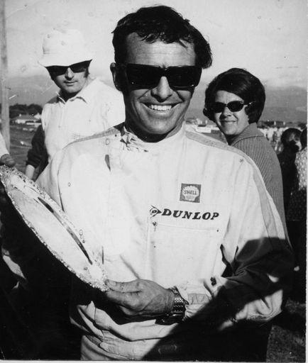 Denis Marwood with the 1971 Rothman's Trophy