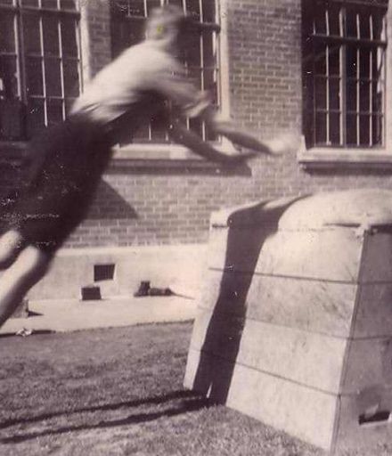 School Gymnastics, Foxton D.H.S., 1930's ?