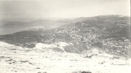 Snow on hills around Wellington, 2/8/36