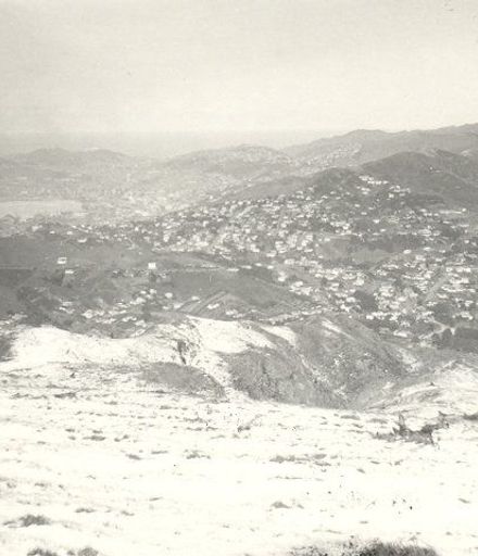 Snow on hills around Wellington, 2/8/36