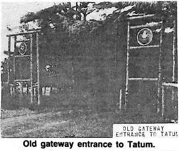 Tatum Park Old Gateway