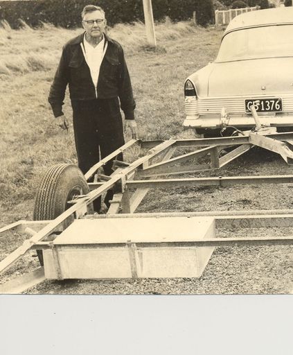 Mr Parrant, Tornado destroyed caravan, 1969 - Resource cover image