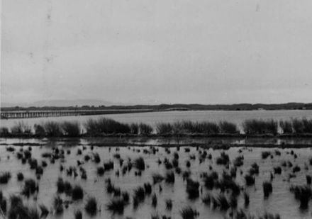 Floods at Whirokino Bridge, 1942