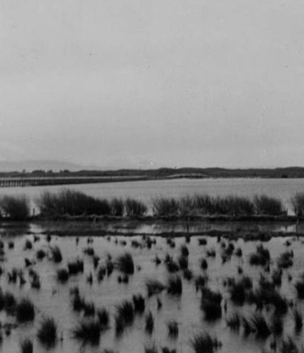 Floods at Whirokino Bridge, 1942