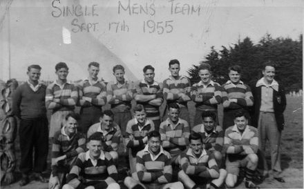 Foxton Single  Men's Rugby Team 1955