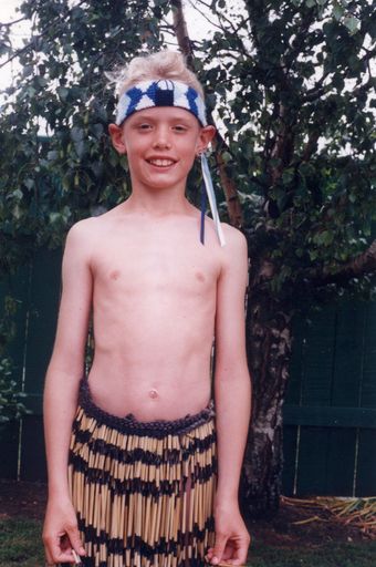 Jamie Sanson, Foxton School Kapahaka member, 1995 - Resource cover image