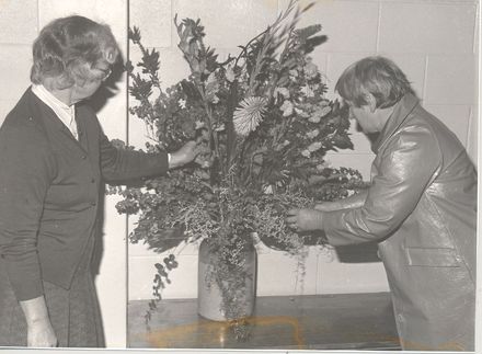 Grace Blenkhorn and June Woolley