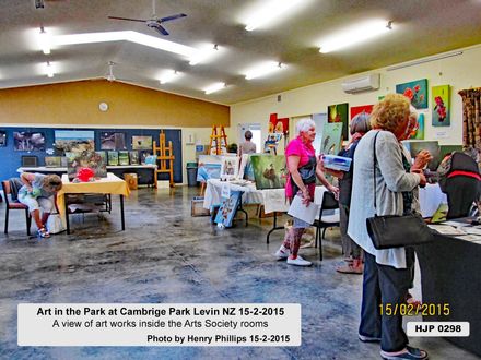 HJP 0298 Art in the Park at Cambridge Park Levin NZ 15-2-2015 - Resource cover image