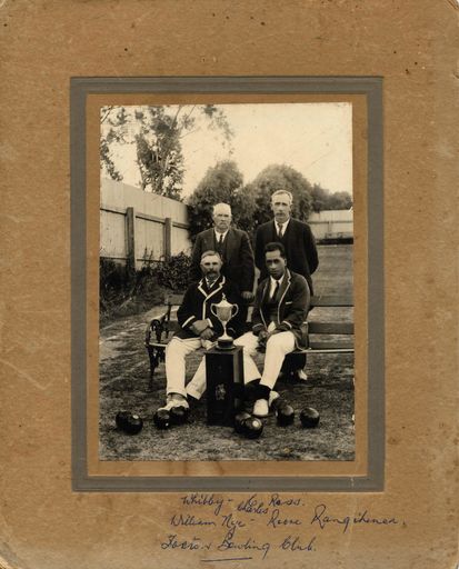 Foxton Bowlers with Trophy