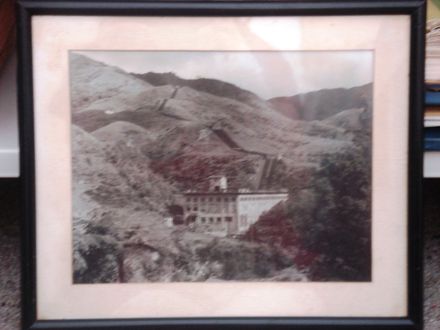 Mangaore Powerhouse with penstocks in background, c.1950's (?)
