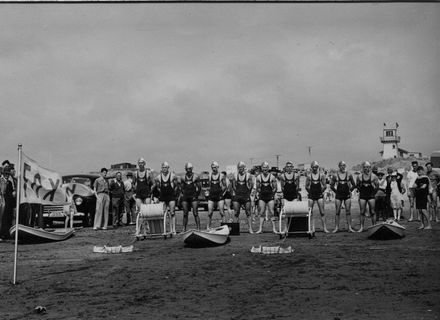 Foxton Surf Livesaving Team c.1940